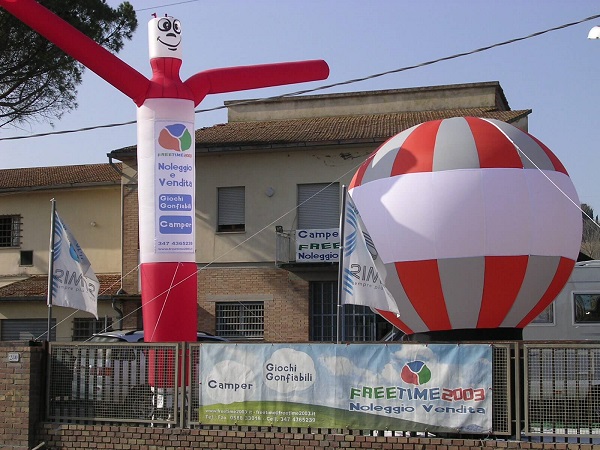 Utilizzo di strutture gonfiabili per la casa